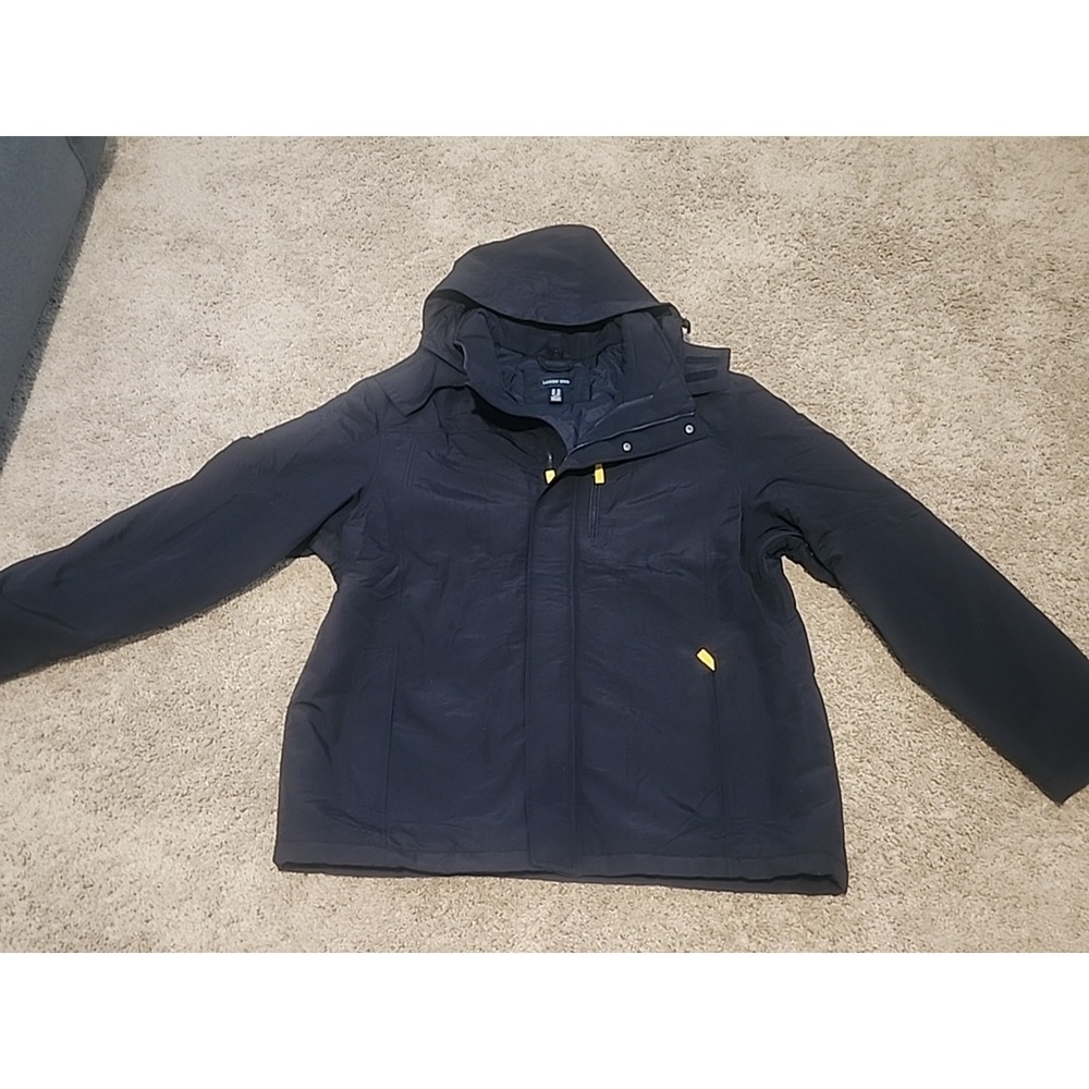 NEW Land's End Unisex Blue Squall Parka Coat Jacket with Hood - XL - NWOT